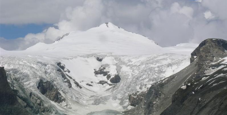 Gross Glockner from Pasterzen Glacier