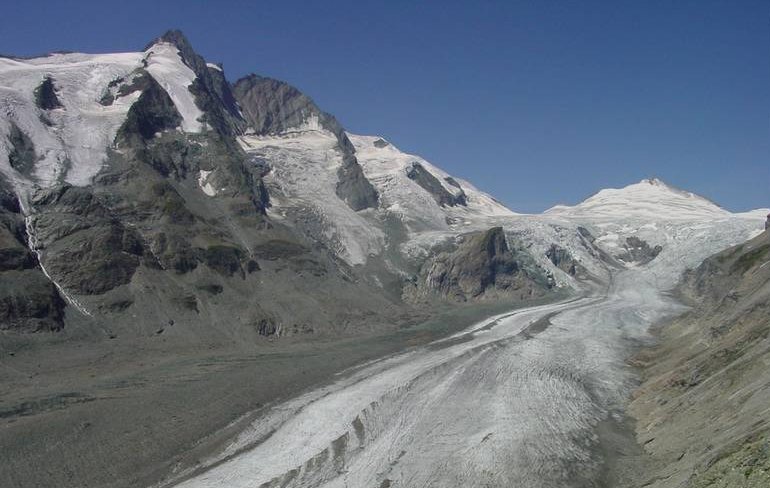 Gross Glockner and Pasterzen Glacier