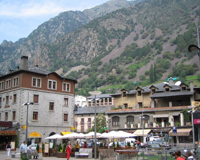 Andorra la Vella - capital city of Andorra