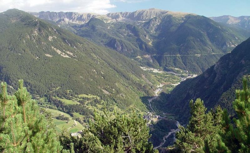 Valley in Andorra 