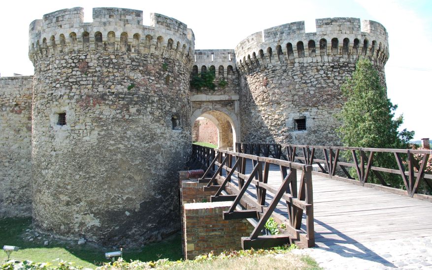 Towers in Kalemegdan Fortress in Belgrade