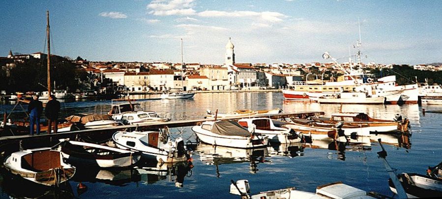 Marina at Split on the Dalmatian Coast of Croatia