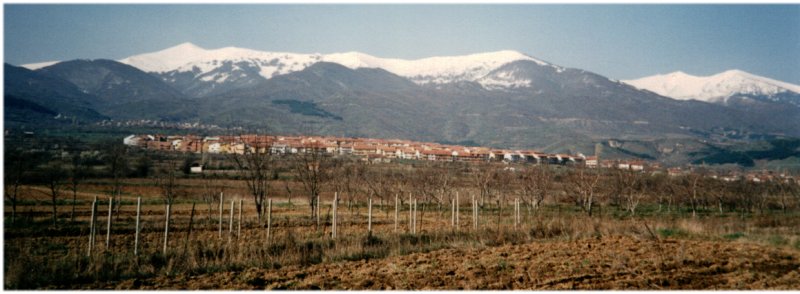 Hills on the Macedonia - Albania border