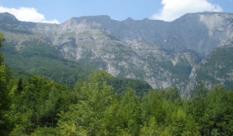The Jakupica Range in Macedonia