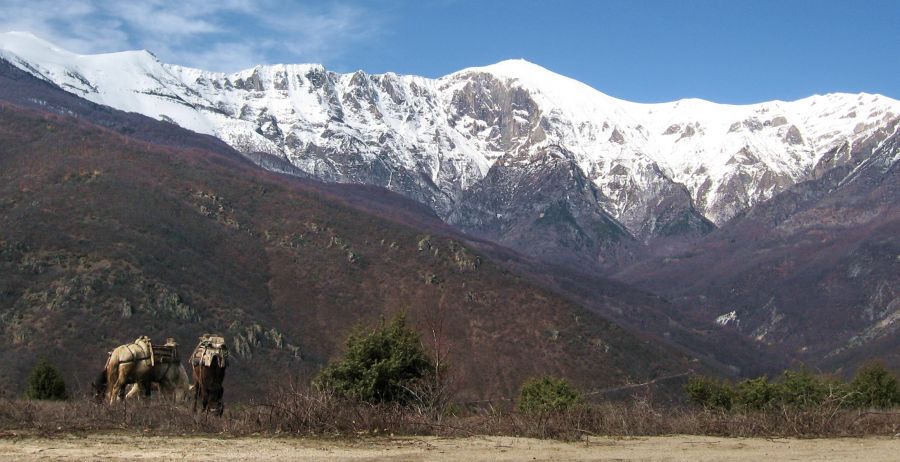 Jakupica Range in central Macedonia