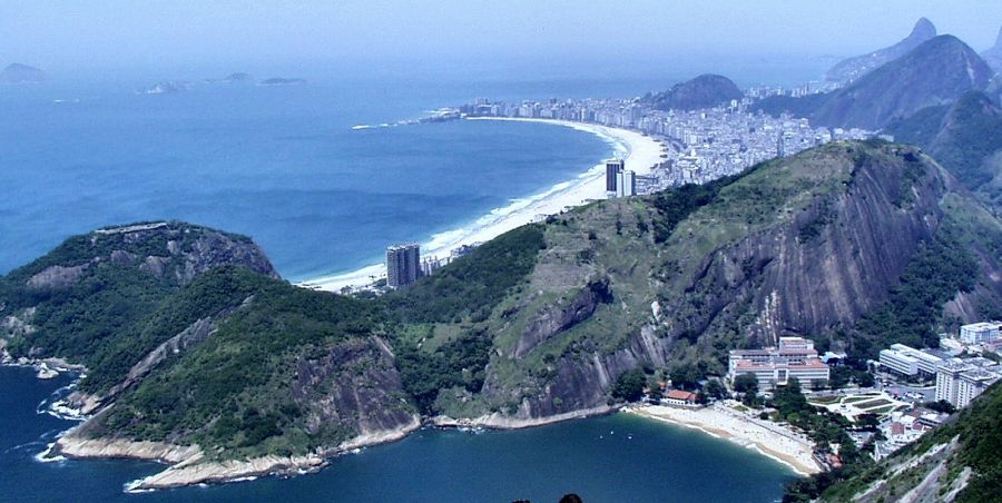 View from Sugar Loaf Mountain over Rio de Janeiro
