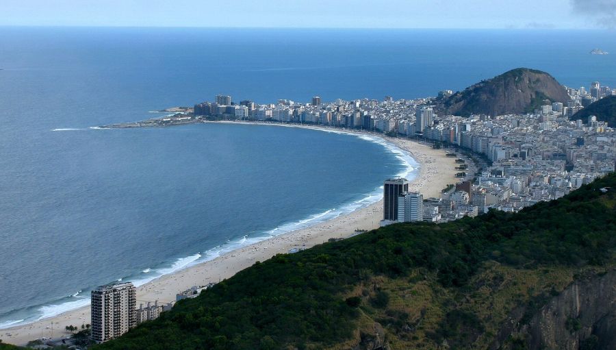 View from Sugar Loaf Mountain over Rio de Janeiro