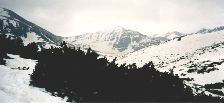 Mt. Moussalla ( Musala ) in Bulgaria