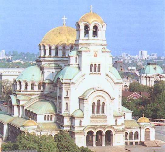Alexander Nevsky Memorial Church in Sofia ( Sofiya ) in Bulgaria