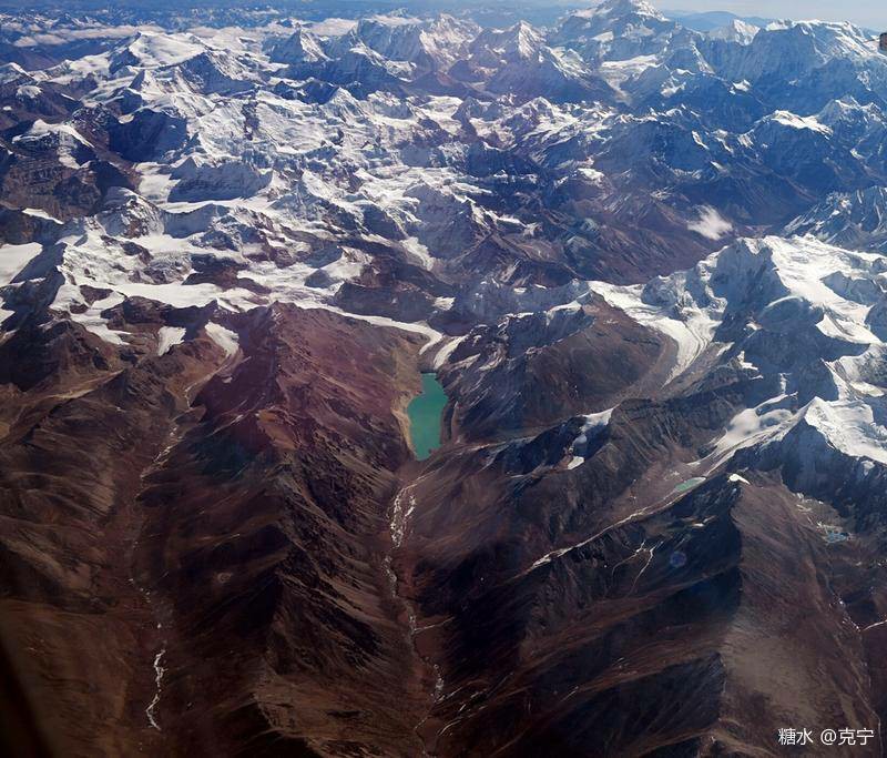 Aerial view of the Khumbu Region