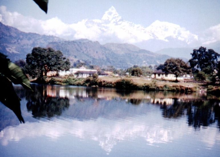 Macchapucchre from Phewa Lake, Pokhara