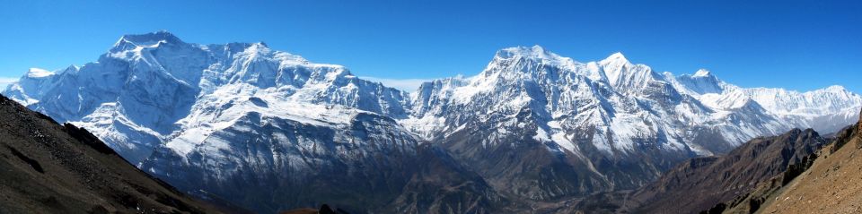 Annapurna II and III above Manang Valley