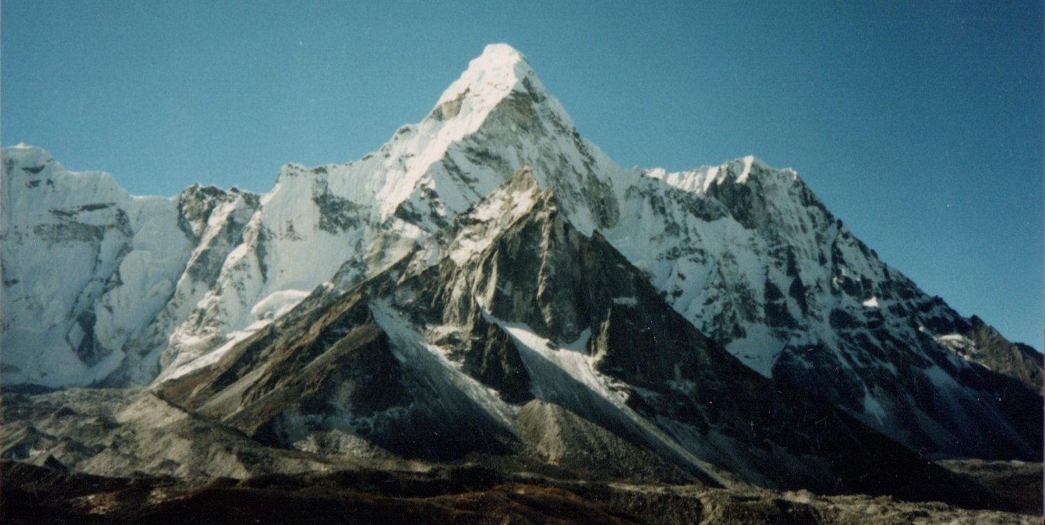 Ama Dablam from above Chhukhung in the Imja Khosi Valley