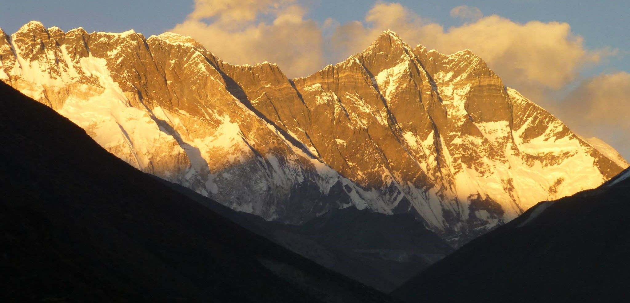 Sunset on the Nuptse-Lhotse Wall