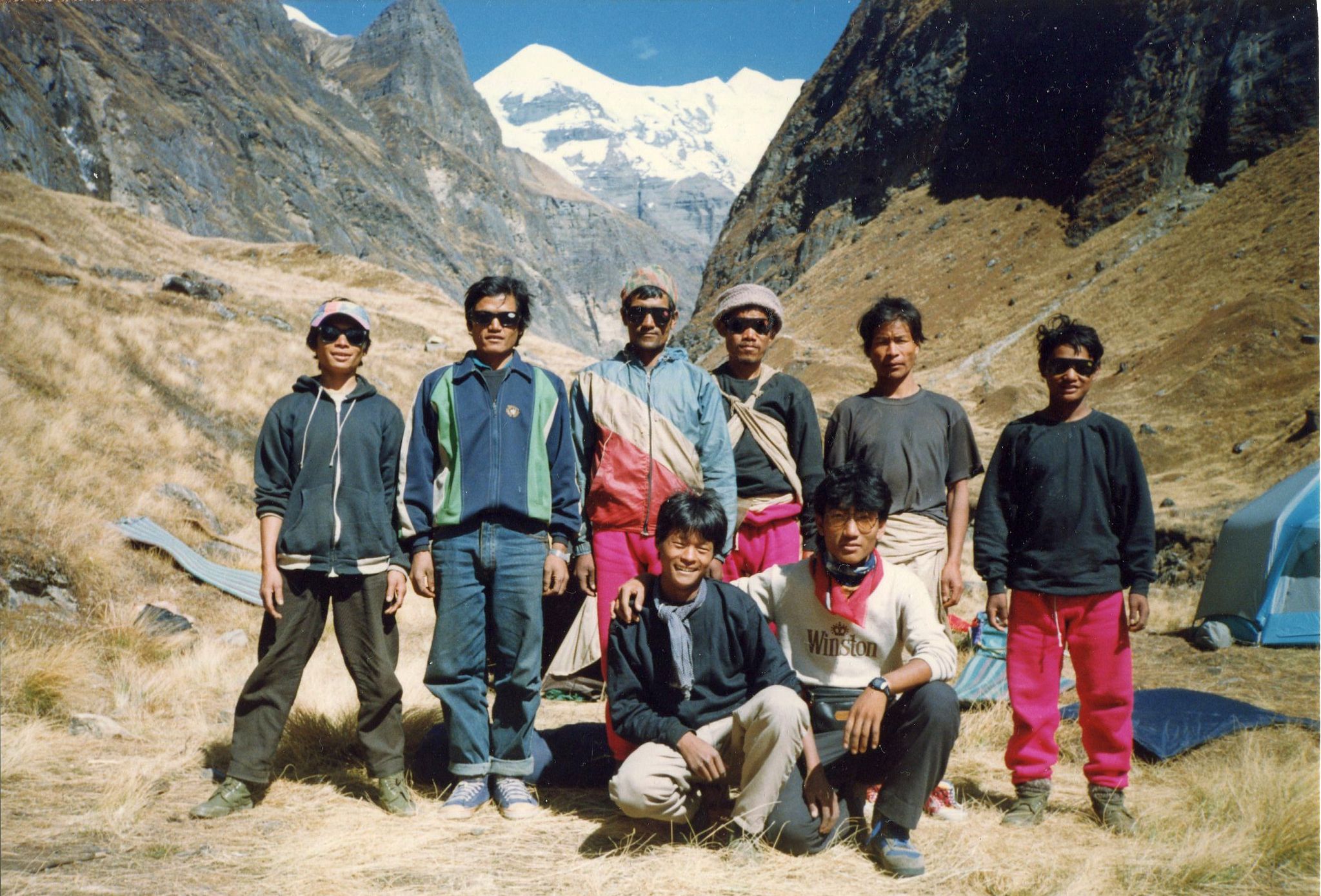 Trekking Crew on approach to Chonbarden Glacier