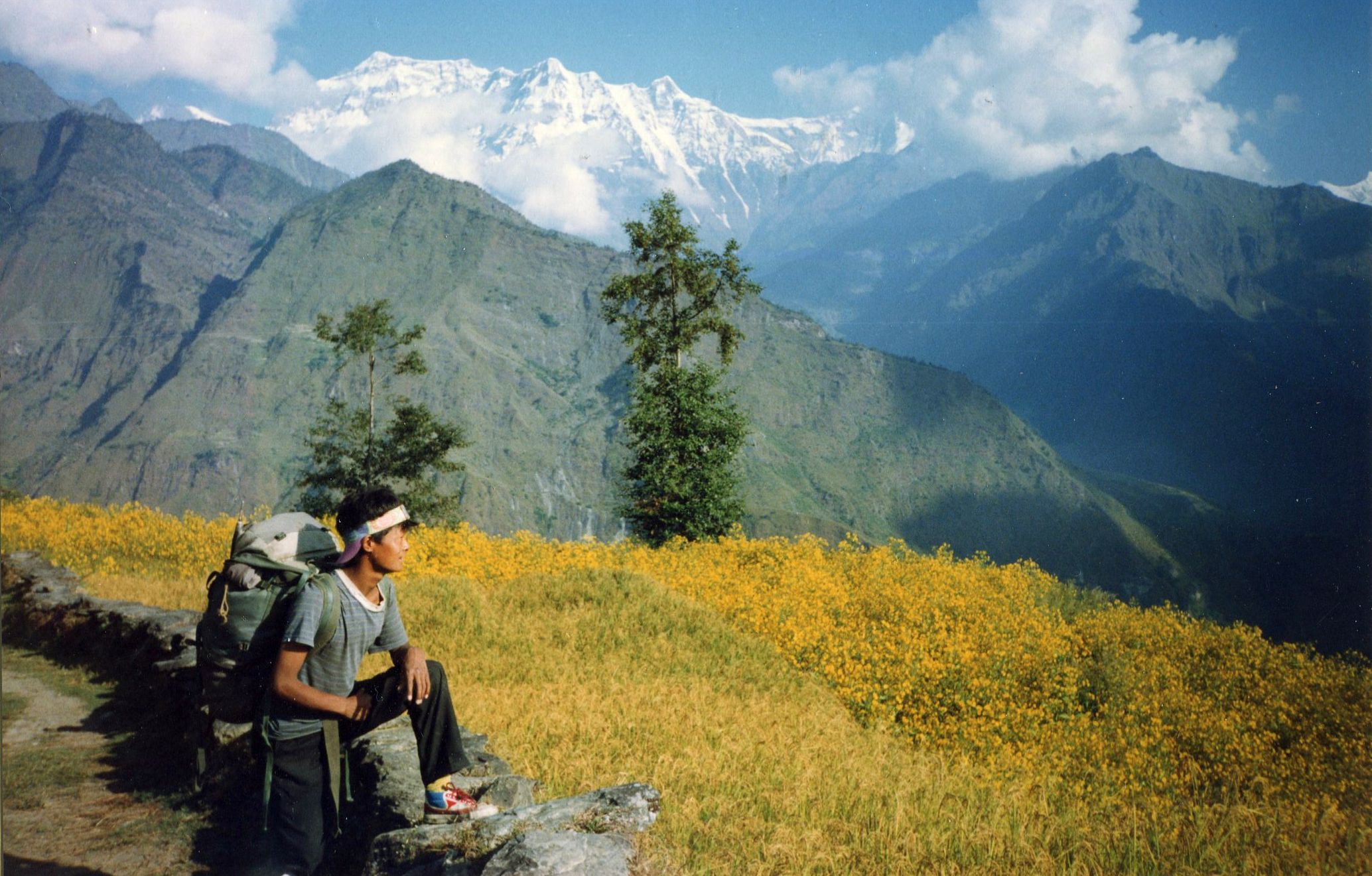 Gurja Himal ( 7193m ) from Sibang in the Dhaulagiri Region