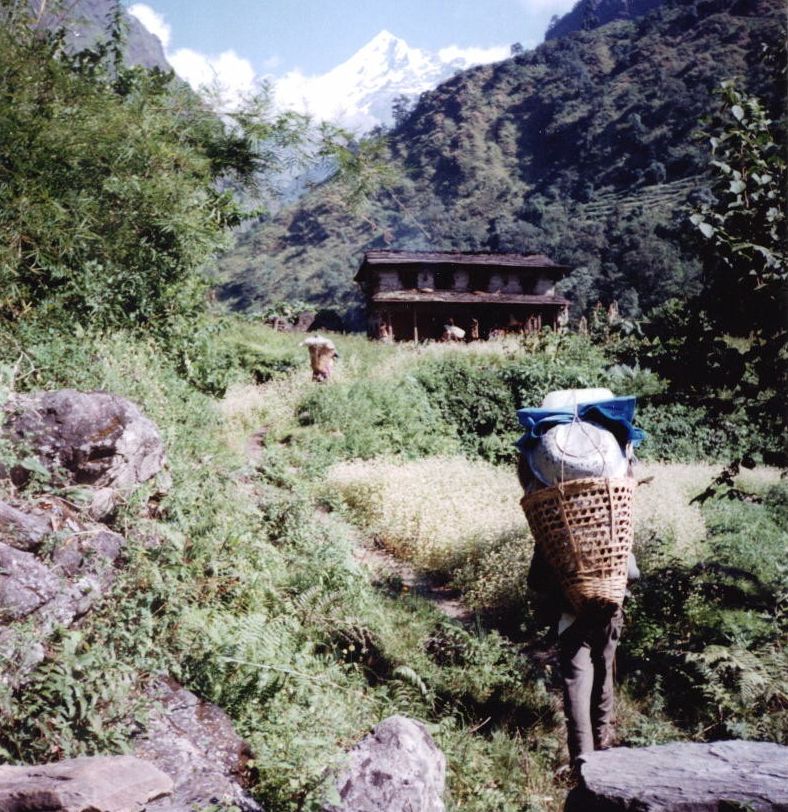 Entering Upper Myagdi Khola Valley from Muri Village