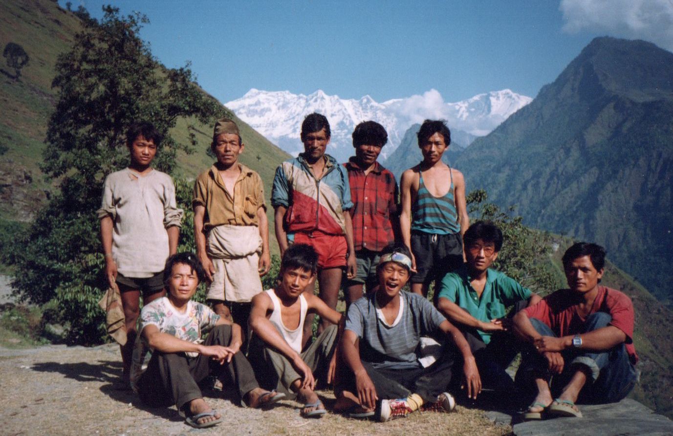 Trekking Crew in the Dhaulagiri Region