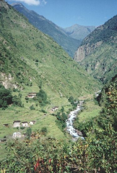 Indrawati Khola Valley in Helambu Region