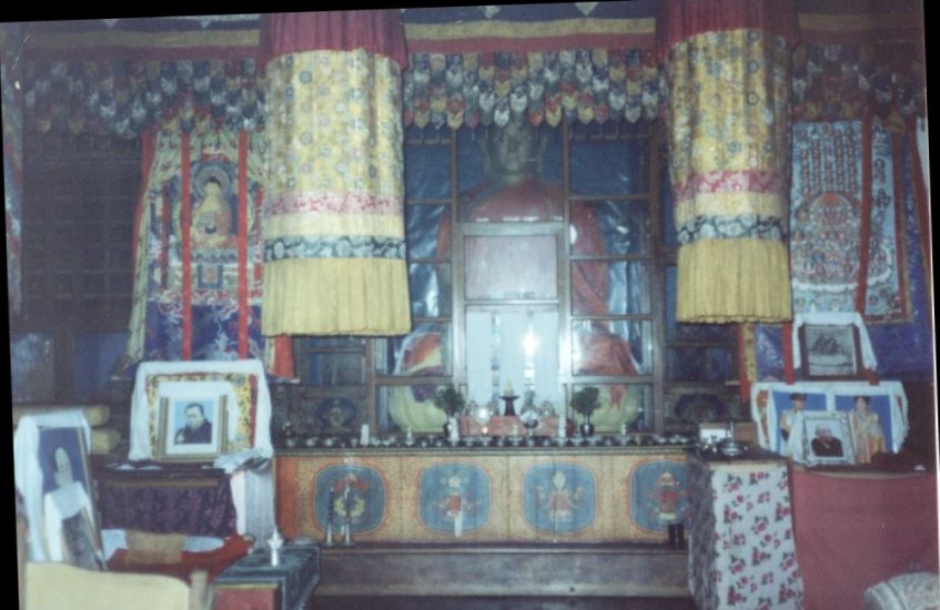 Inside Bakong Gompa ( Bakang / Bakhang / Bakangghyang / Bhakhani ) in the Helambu District
