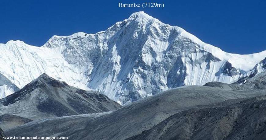 Mount Baruntse above Hongu Valley