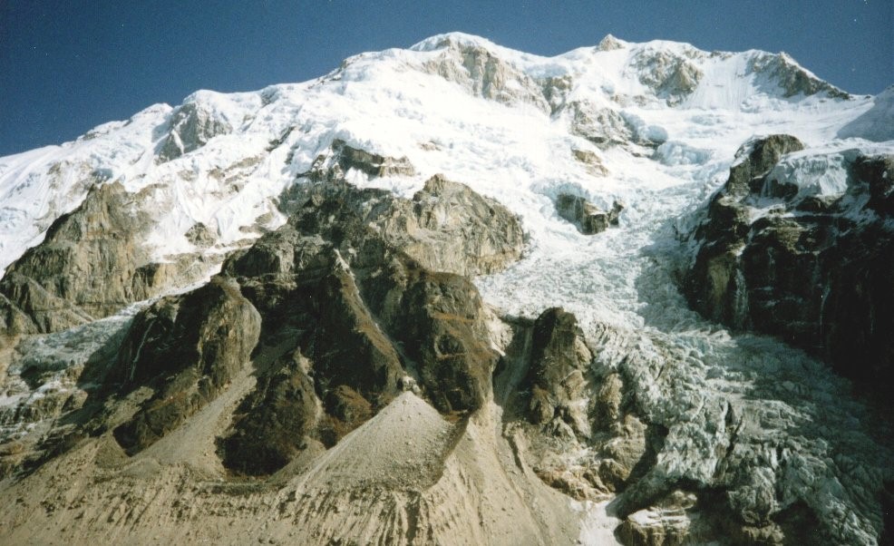 Mount Kabru on ascent to Oktang