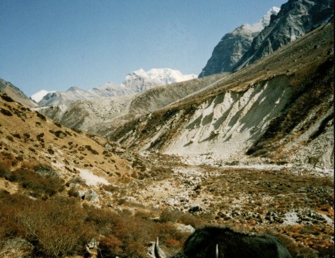 Approach from Kambachen to Lhonak on North Side of Mount Kangchenjunga