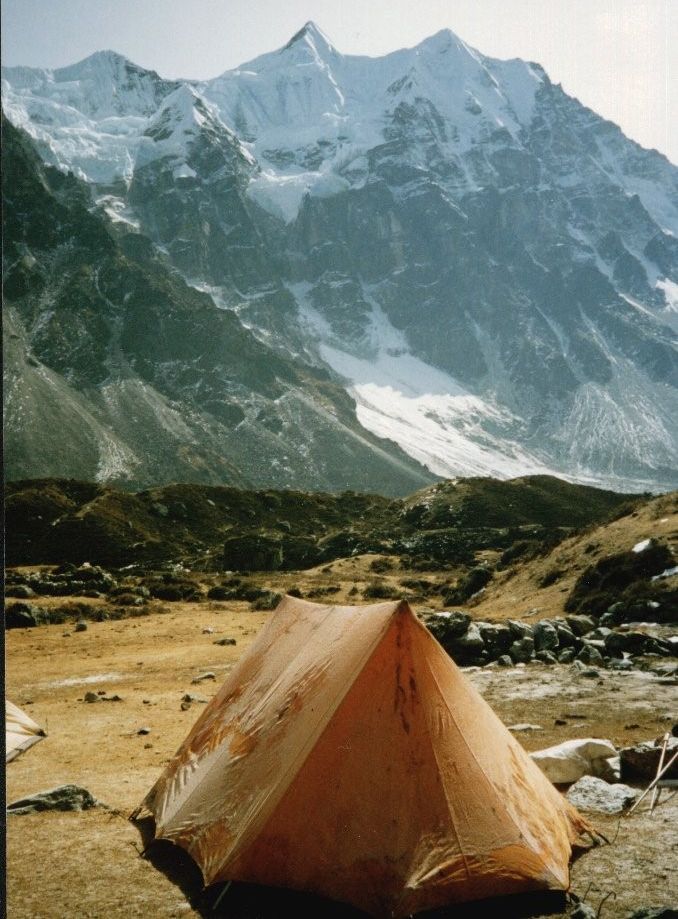 Mount Merra from camp at Ramtang