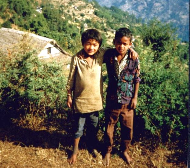 Nepalese Schoolboys and the Tamur River Valley