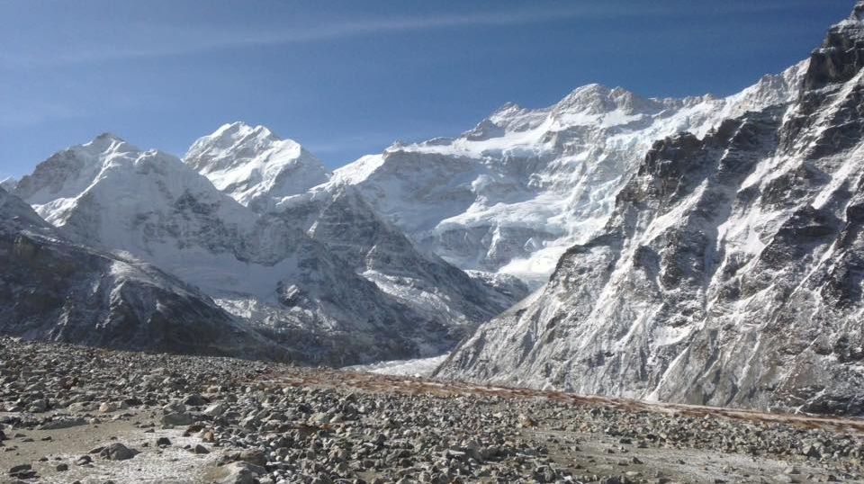 Mount Kangchenjunga from Pang Pema on the North Side