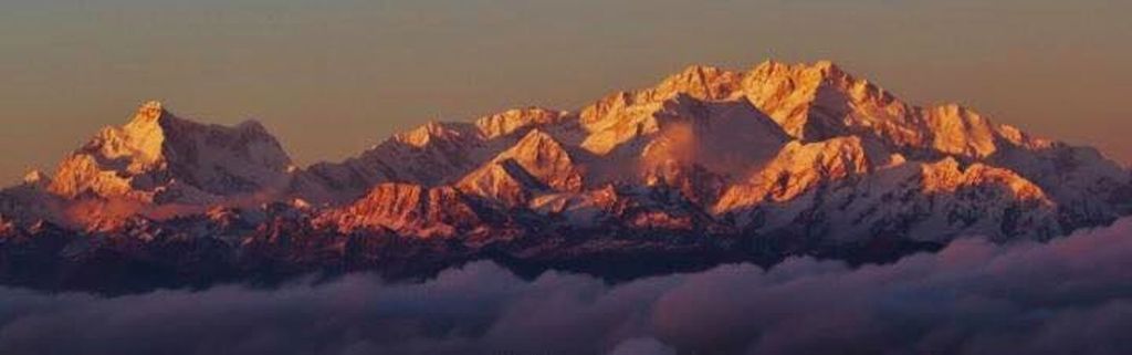 Sunset on Kangchenjunga Himal