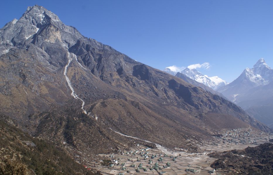 Khumbila above Kumjung Village