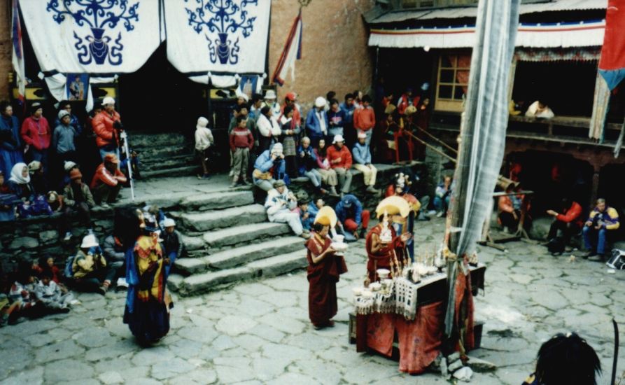 Mani Rimdu Festival at Thyangboche Gompa