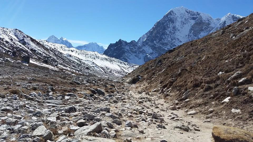 Mount Taboche on route to Everest Base Camp