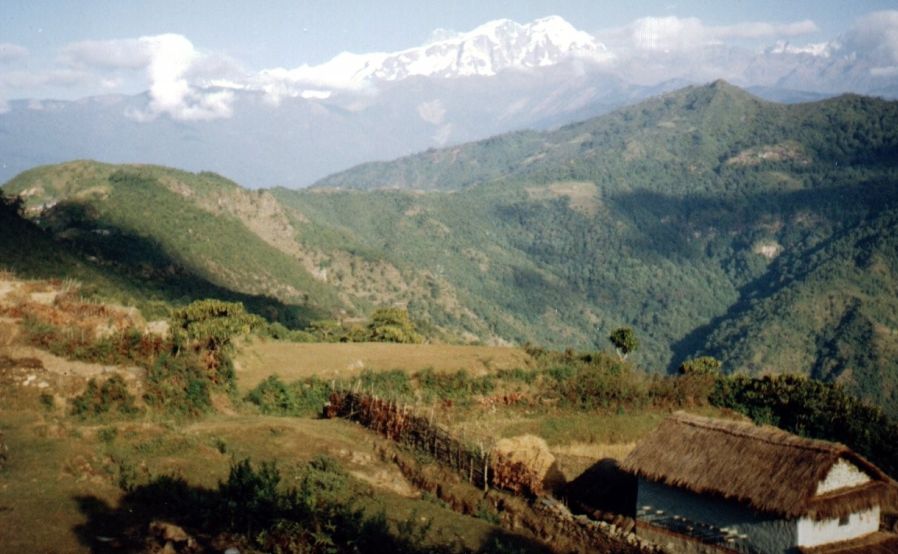 Lamjung Himal on route to Ganpokhara