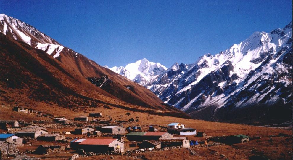 Kyanjin Village and Mt.Ganshempo