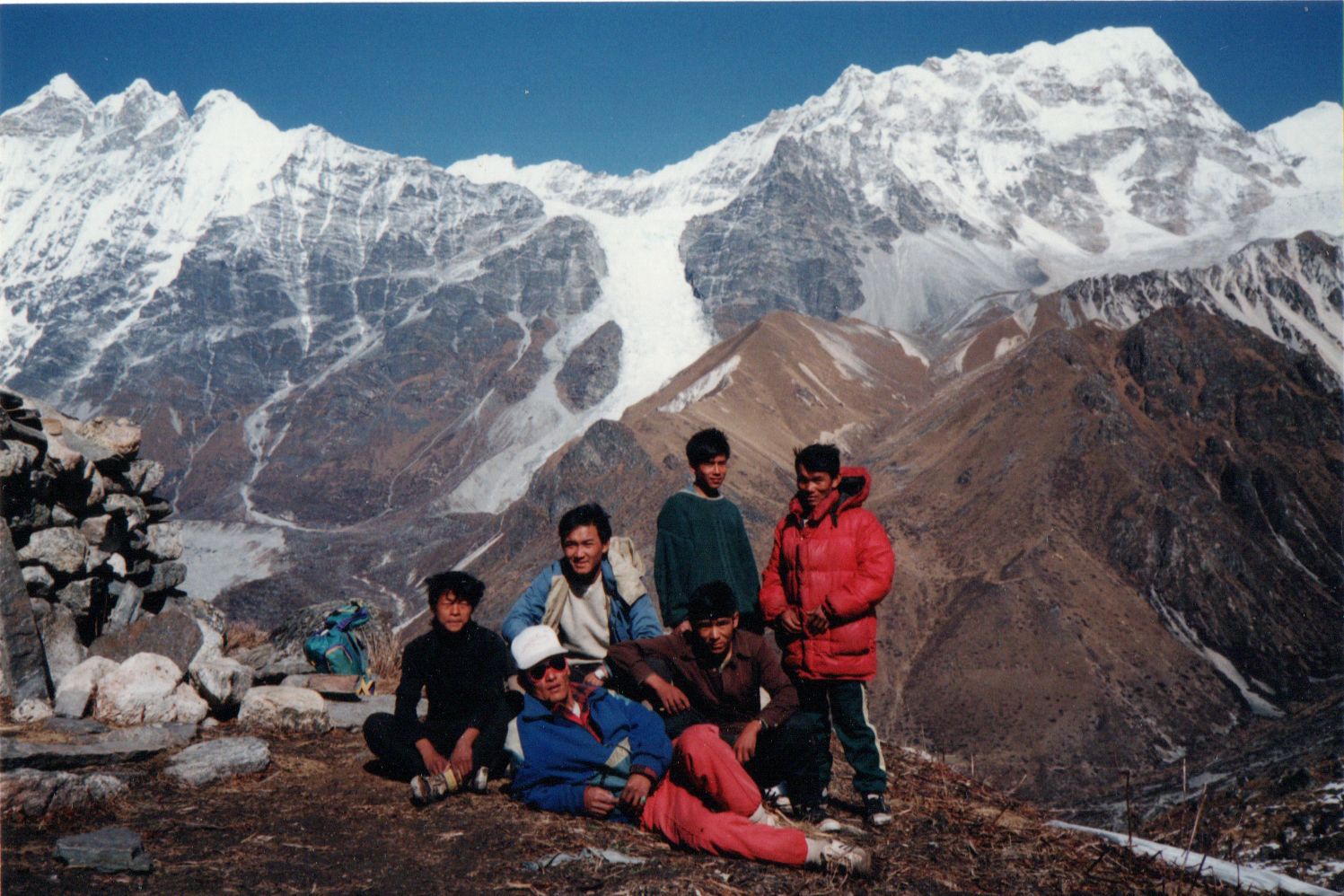 Trekking Crew at Ganja La BC
