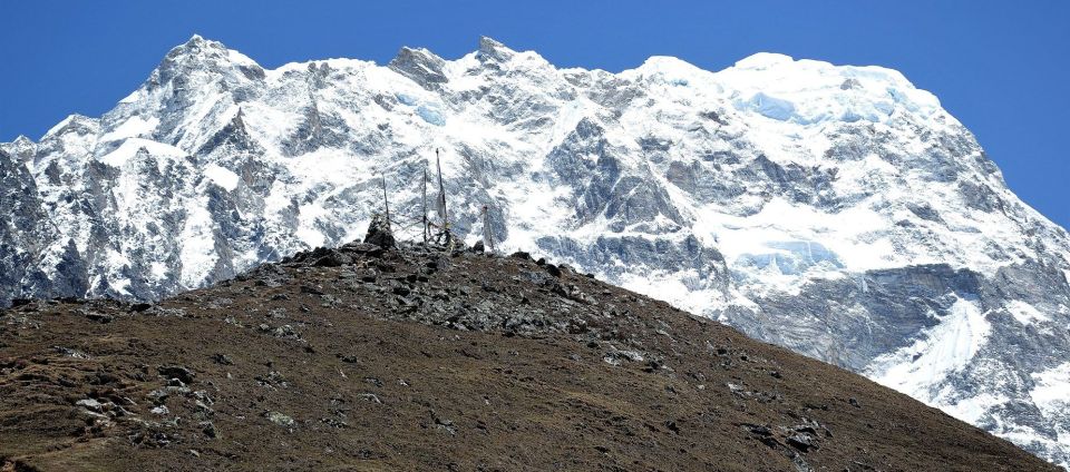 Mount Shalbachum ( 6918m ) from Tsergo Ri ( c5000m ) in the Langtang Himal