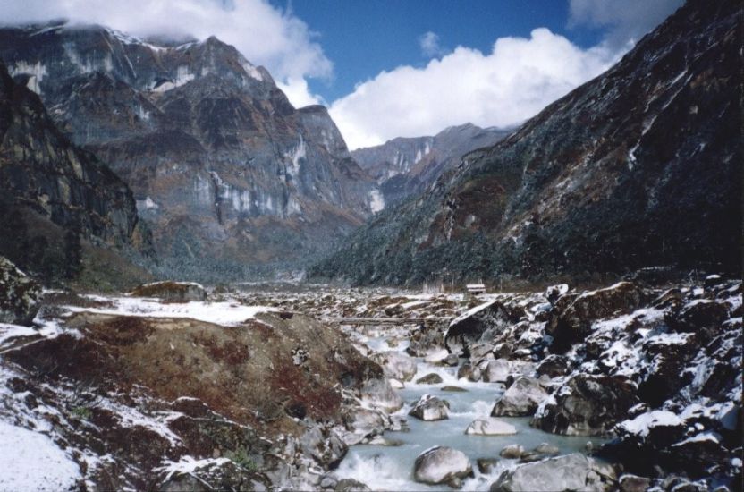 Barun Khola in the Barun Valley