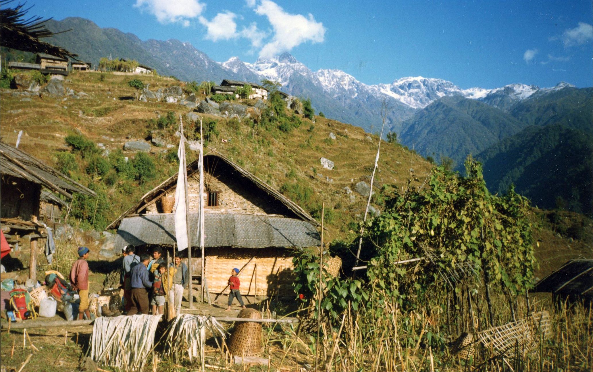 Tashigaon Village on the route to/from the Barun Valley and the Base Camp for Mount Makalu