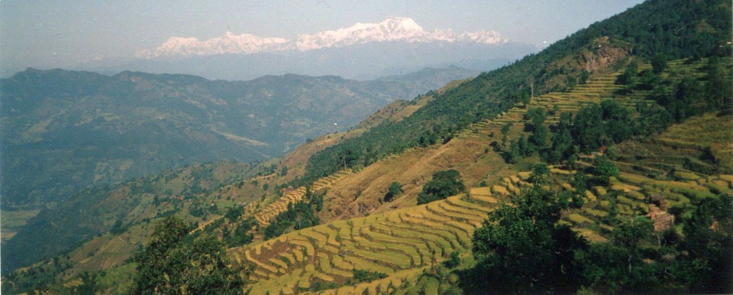 Annapurna Himal on route from Gorkha