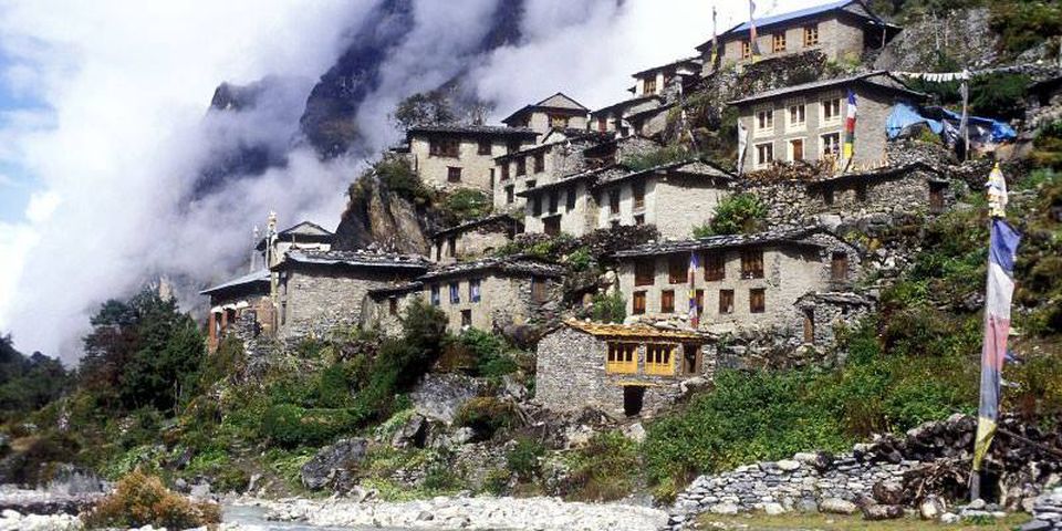 Beding Village in the Rolwaling Valley