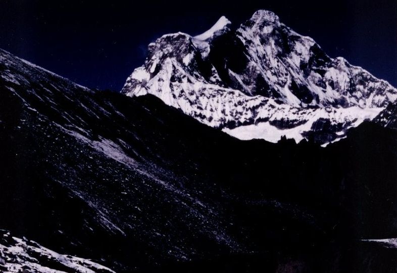 Mt.Gauri Shankar from above High Camp for Ramdung Go