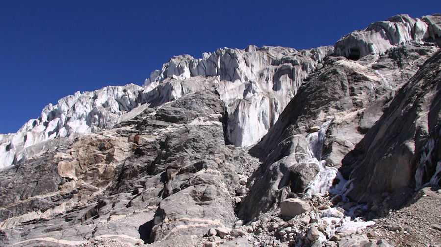Ice-Wall onto Drolamboa Glacier