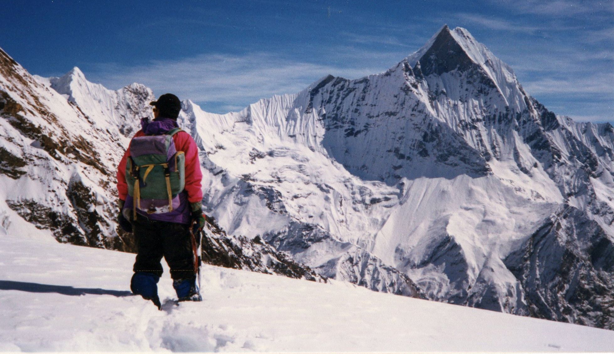 Macchapucchre, the Fishtail Mountain above Annapurna Sanctuary
