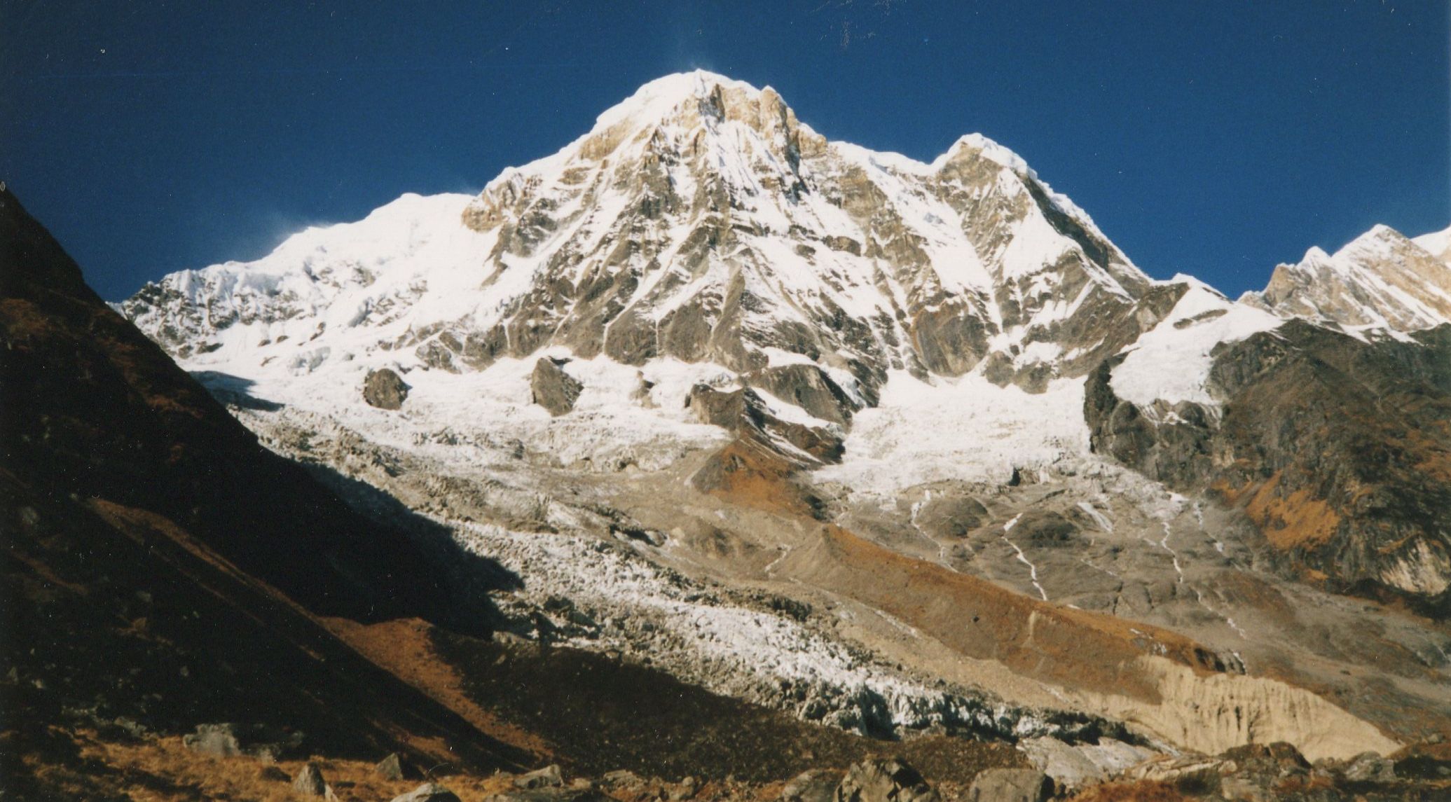 Annapurna South Peak above the Sanctuary