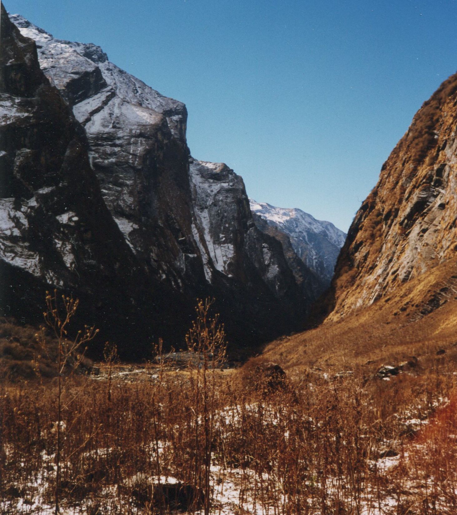 The Gates in the Modi Khola Valley of the Annapurna Sanctuary