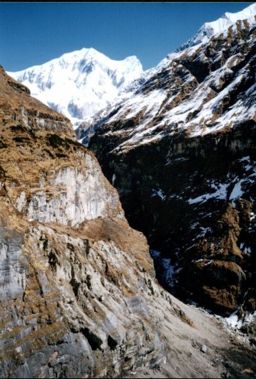 Annapurna III on descent from the Sanctuary