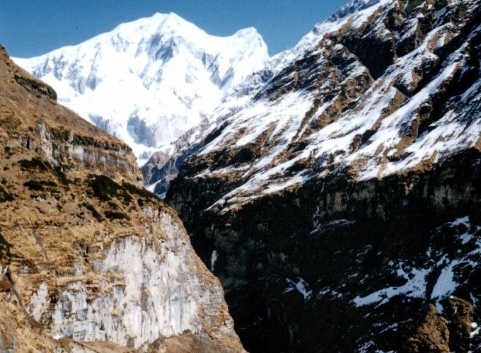 Annapurna III on descent from the Sanctuary