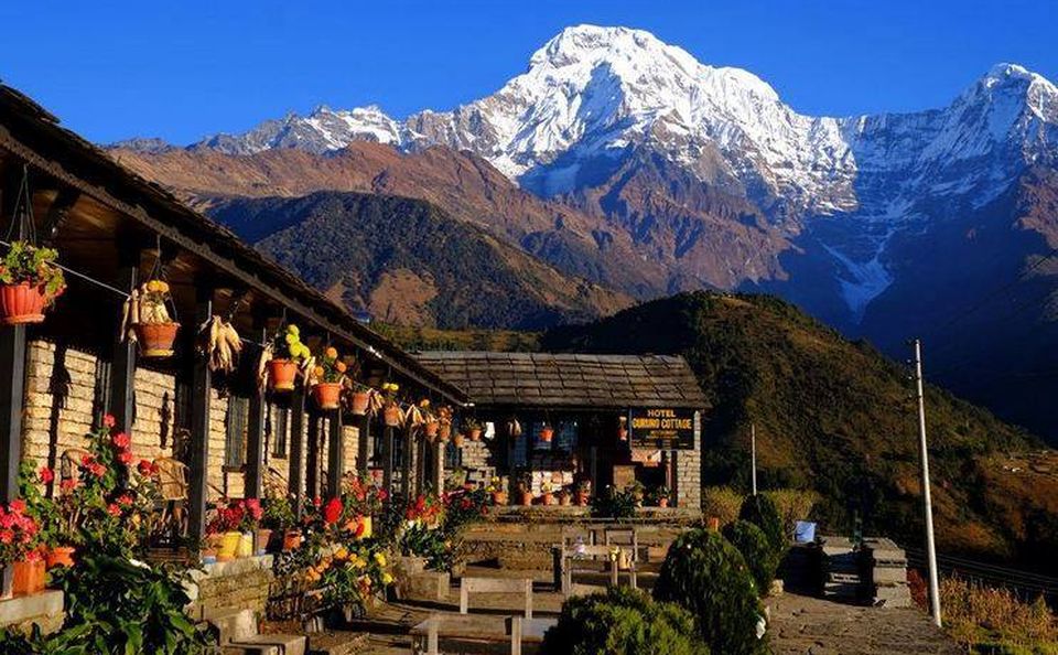 Annapurna South Peak and Hiunchuli